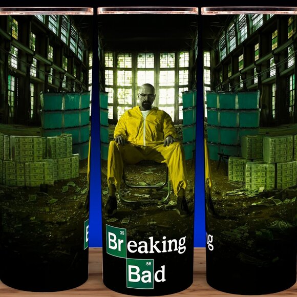 Breaking Bad TV Show Walter White Cup Mug Tumbler 20 oz - Picture 1 of 3